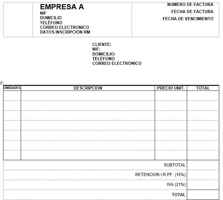 como hacer una factura legal